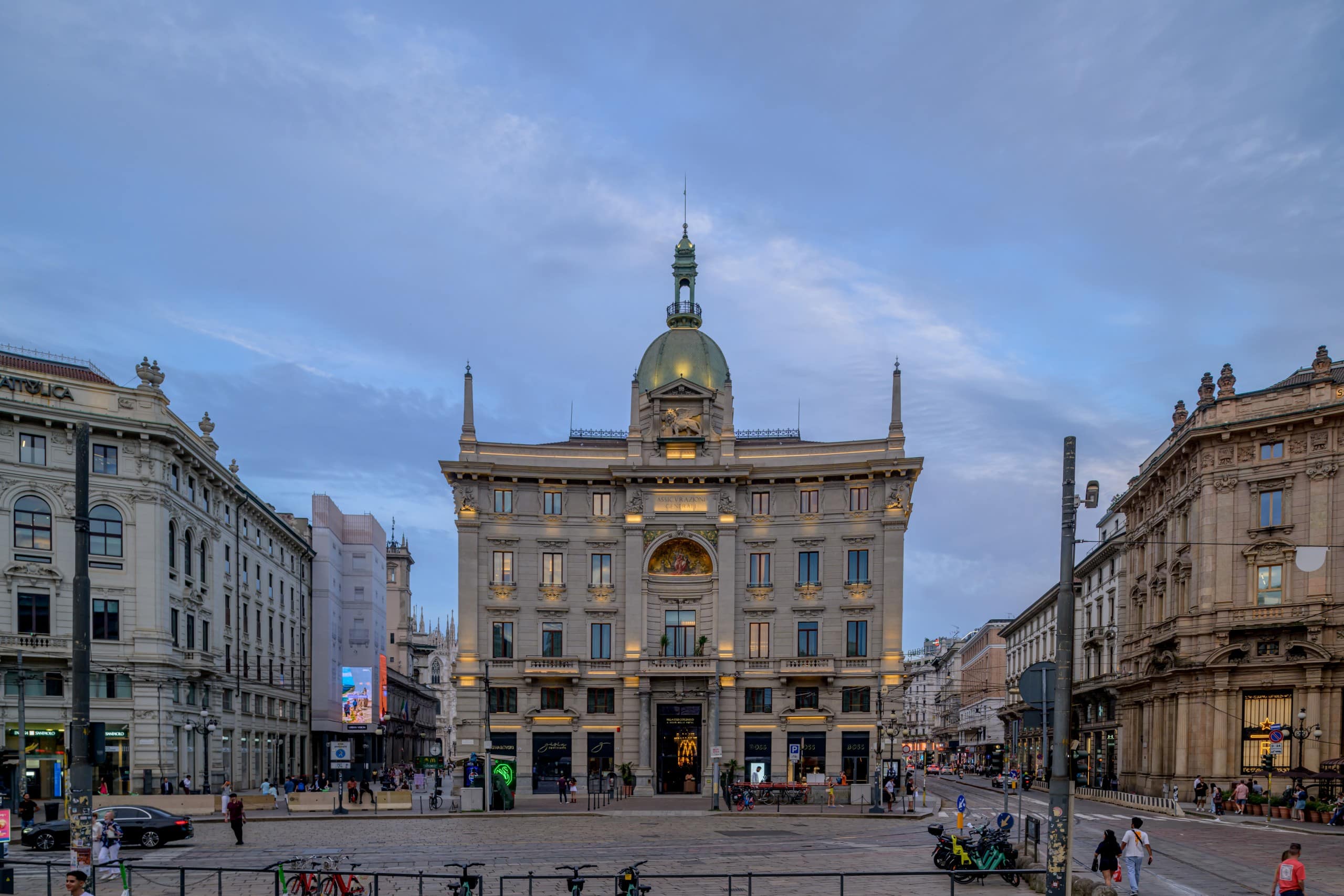 Der Palazzo prägt die Piazza Cordusio. Foto: Ottavio Tomasini