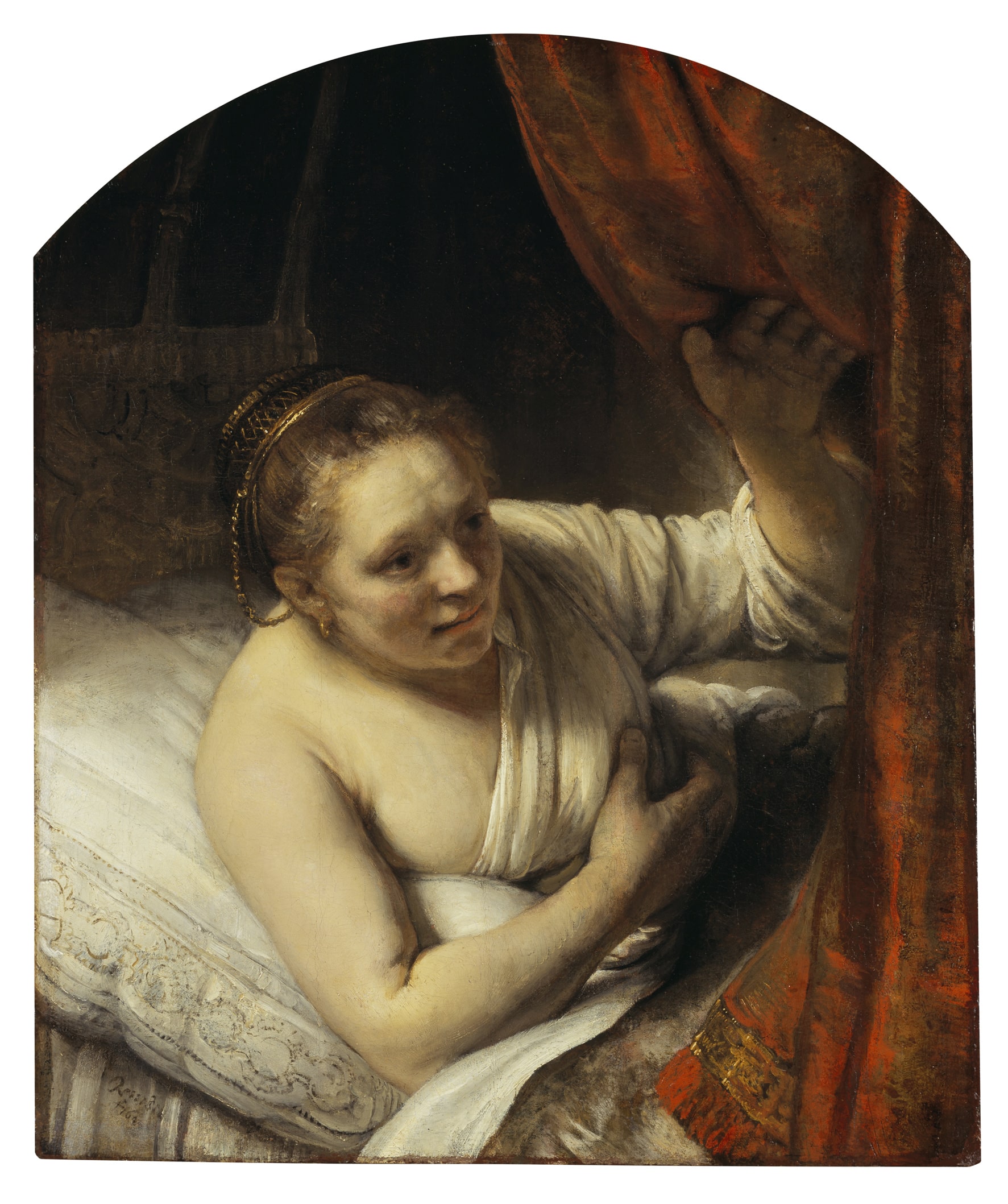 Arbeiten wie die "Junge Frau im Bett" von Rembrandt sind ebenso zu sehen wie